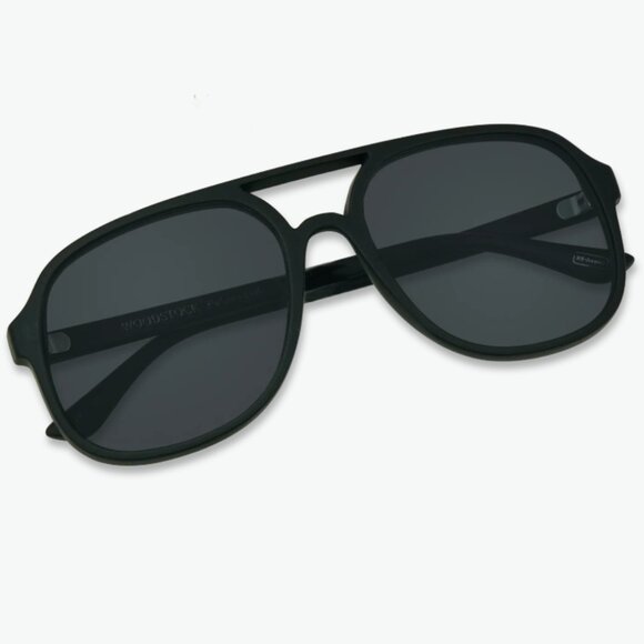 Nectar - Woodstock Polarized Sunglasses - Soft Touch Black Frame/Black Lens main image 6
